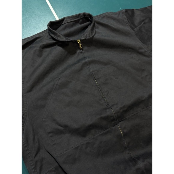 VTG 1991 French Police Dog Handler Bomber Jacket J. Veyrier Black 100L DMC Zip - Picture 6 of 16